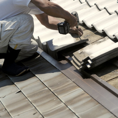 瓦葺き替え工事の写真