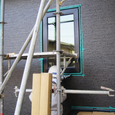 外壁工事の写真